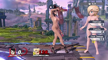 Super Smash Bros. Wii U - Nude Bayonetta Mod
